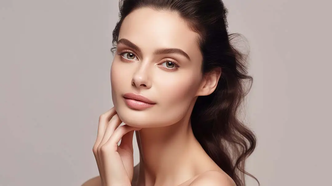 Woman after a Rhinoplasty.