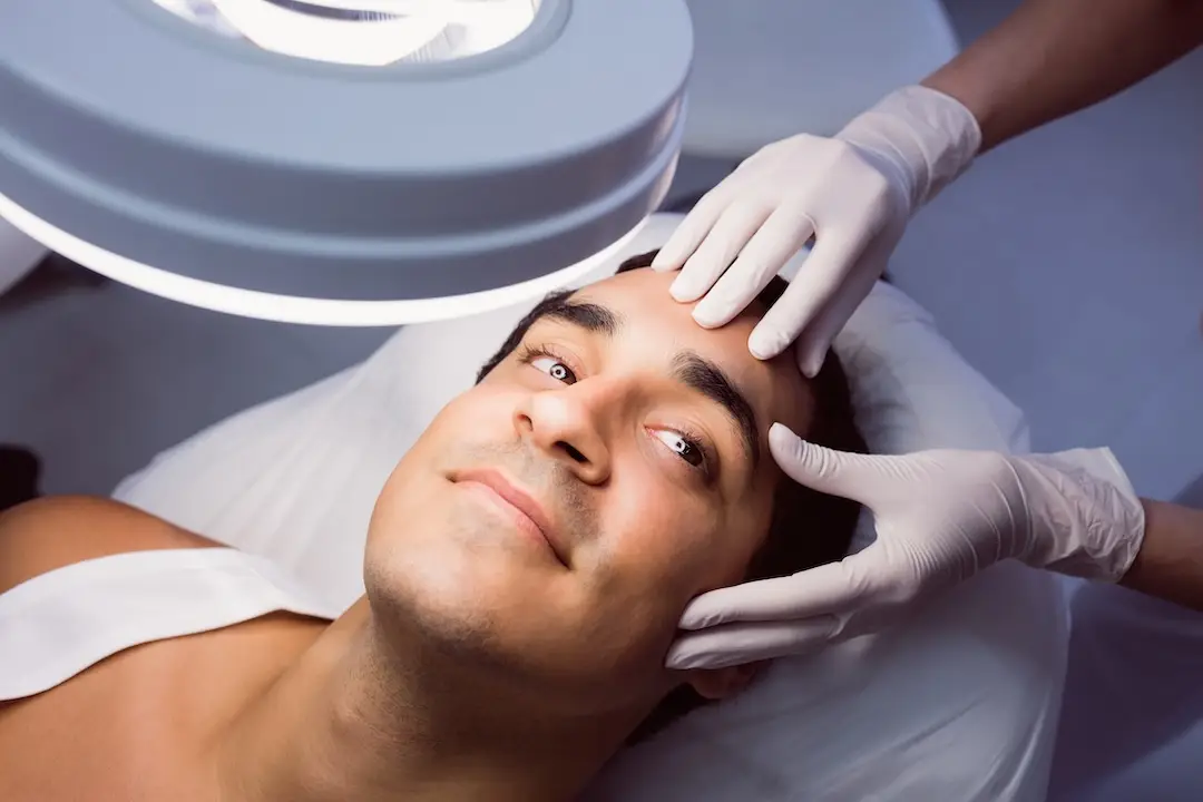 Cryosurgery results demonstrating healthy, blemish-free complexion